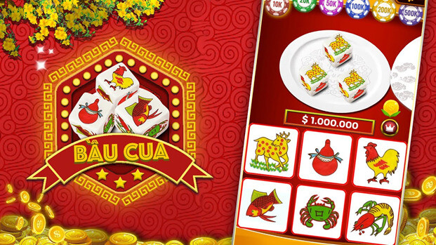 Chơi nhiều cửa để tăng xác suất thắng Bầu Cua